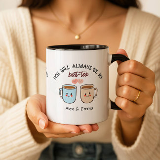 Personalized Best-Tea Couple Mug