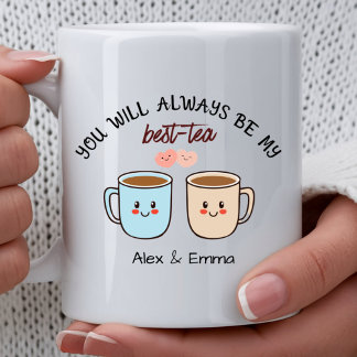 Personalized Best-Tea Couple Mug