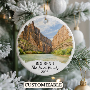 Personalized Big Bend National Park Ornament Texas