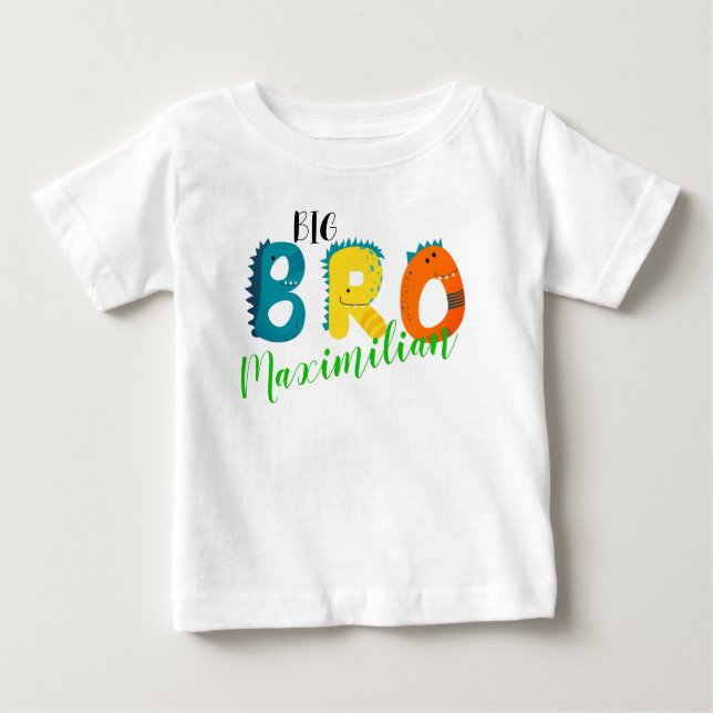 personalized BIG BRO Baby T-shirt (Front)