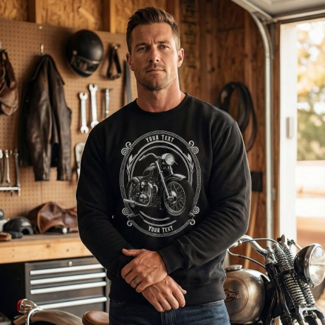 Personalized Biker Winter Sweatshirt Gift (Creator Uploaded)