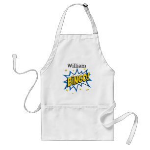 Personalized Bingo Worker Standard Apron