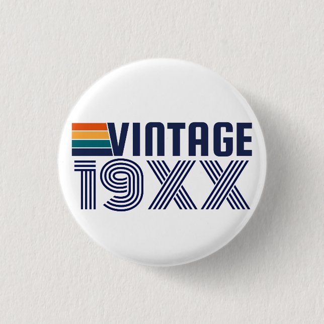 Personalized Birthday 3 Cm Round Badge (Front)
