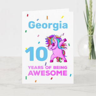 Personalized Birthday Card For a Girls