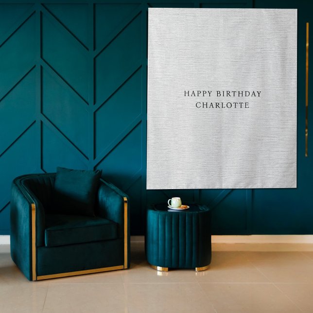 Personalized Birthday Name Flag Fabric Banner Tapestry (Personalized Birthday Name Flag Fabric Banner Tapestry)