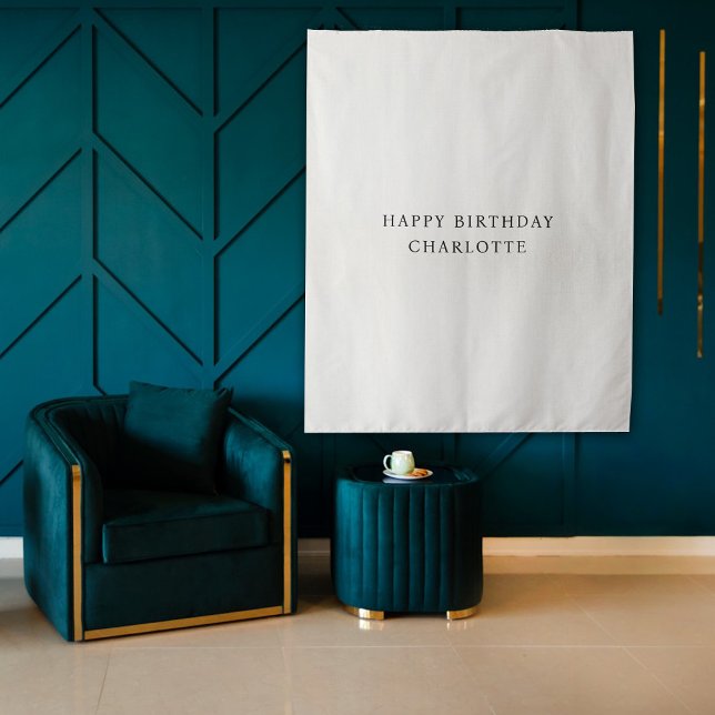 Personalized Birthday Name Flag Fabric Banner Tapestry (Personalized Birthday Name Flag Fabric Banner Tapestry)