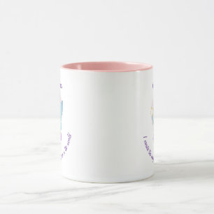 Personalized Black Fairy Girl Mug
