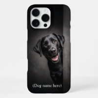 Personalized Black Lab Portrait