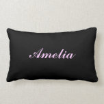 Personalized Black Pillow<br><div class="desc">This black pillow will add a touch of personality to any room.</div>