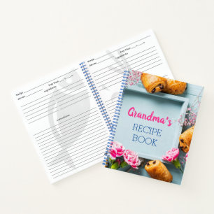Personalized Blank Recipe Cook Book To Write In