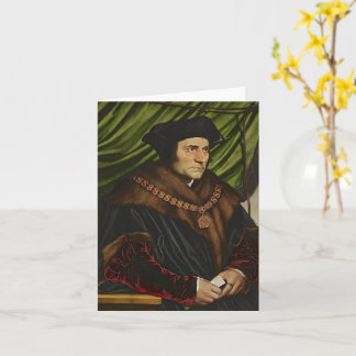 Personalized/Blank Saint Thomas More  Card