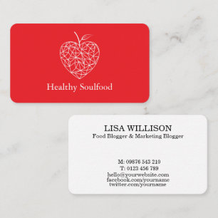 Personalized Blogger Influencer Content Creator Business Card