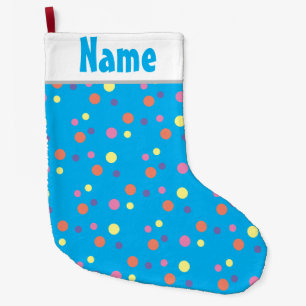 Personalized blue Christmas Kids stocking