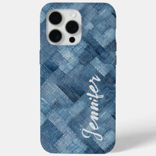 Personalized Blue Jean Denim iPhone / iPad case