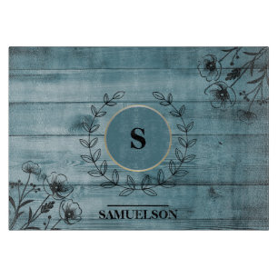 Personalized Bluewood Kitchen Cutting Board