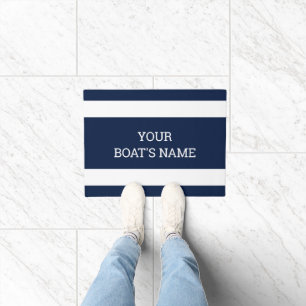 Personalized Boat Name Dock Mat