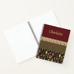 Personalized Boho Chic Spiral Bullet Journal
