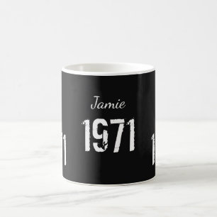 Personalized Born in 1971 Birthday Mug