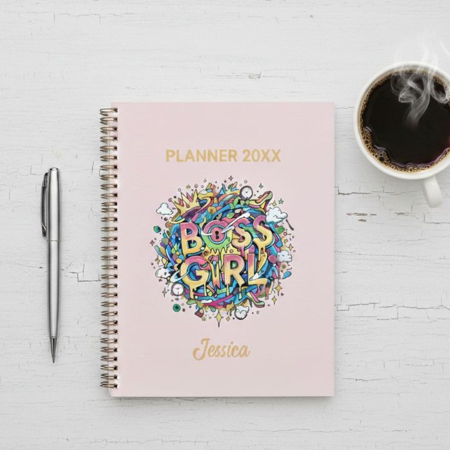 Personalized  Boss Girl Planner - Colorful  (Creator Uploaded)