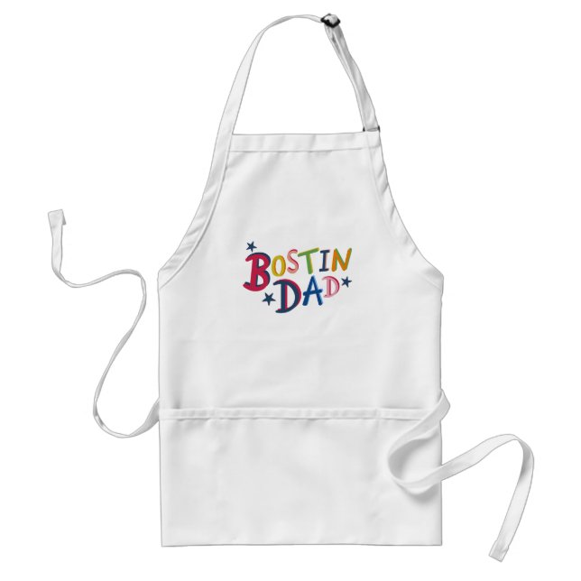 Personalized Bostin Dad Black Country Standard Apron (Front)