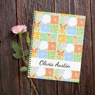 Personalized Botanical Floral Personalized Botanic Notebook