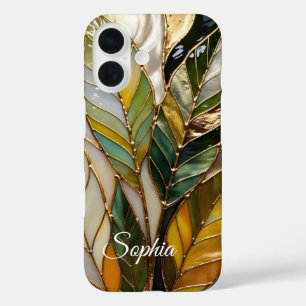 Personalized Botanical Leaves Phone Case