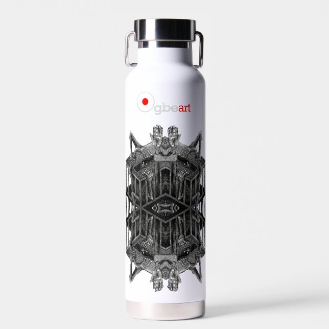 Personalized bottle with the work "El Penal" (Front)