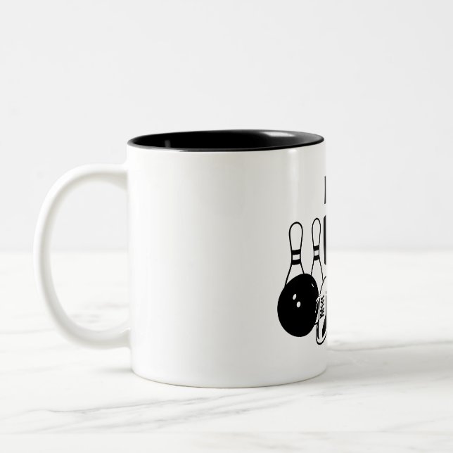 Personalized Bowling Mug Gift Jumbo-Tasse (Left)