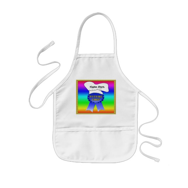 PERSONALIZED Boys and Girls Aprons for Cooking (Front)