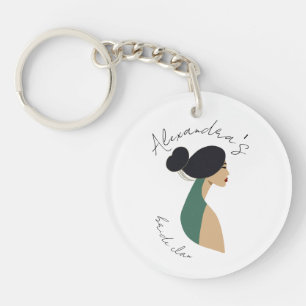 Personalized Bridal Shower Party Favor, Bachelor Key Ring