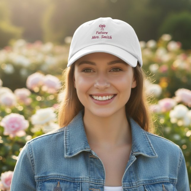 Personalized Bride Hat - Future Mrs Embroidery (Creator Uploaded)