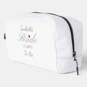 Personalized Bride To Be, Custom Name Hen Party Dopp Kit