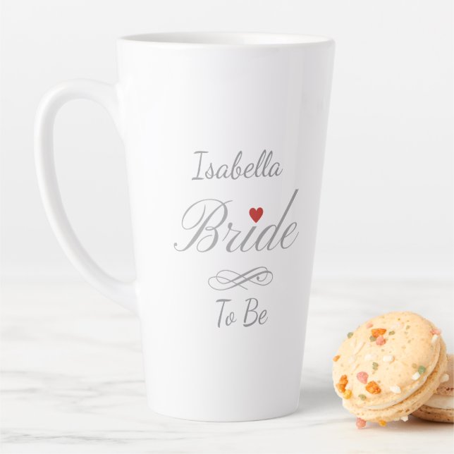 Personalized Bride To Be Mug – Custom Name Bridal  (In Situ)