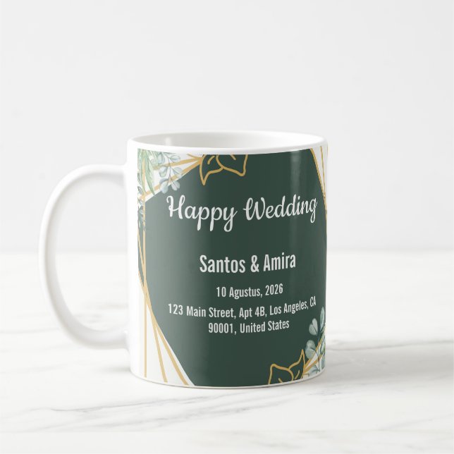 Personalized Bridesmaid Coffee Mug (Left)