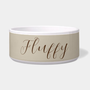 Personalized Brown and Cream Tone Pet