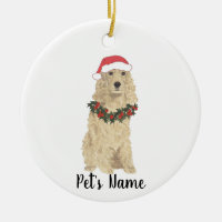 Personalized Buff Sable Cocker Spaniel Christmas