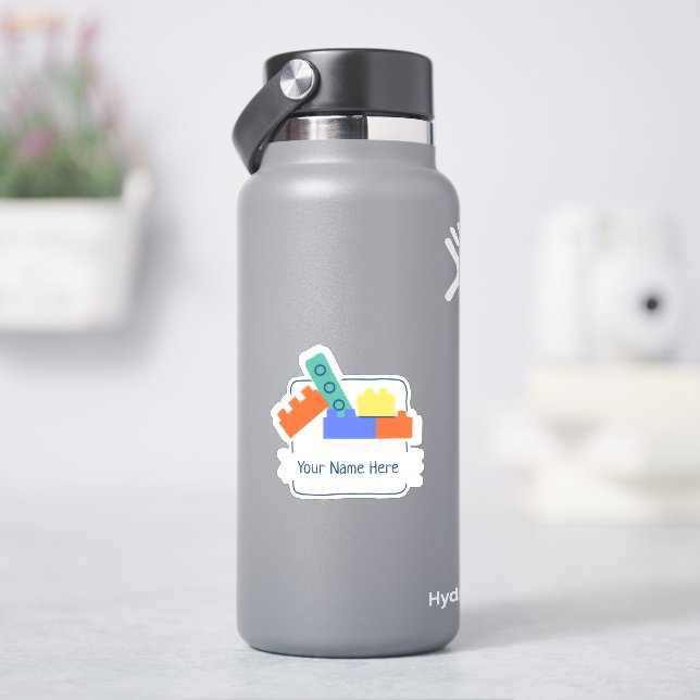 Personalized Building Bricks (HydroFlask)