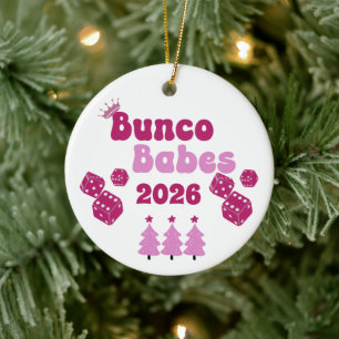 Personalized Bunco Babe Annual Ornament