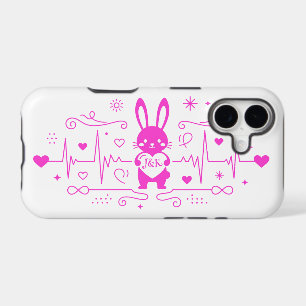 Personalized Bunny Love Heartbeat