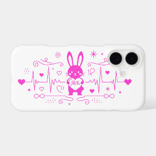 Personalized Bunny Love Heartbeat