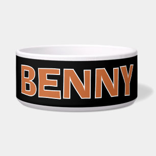 Personalized Burnt Orange & Black