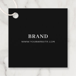 Personalized Business Floral Hang Tag