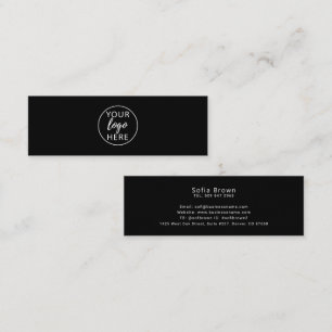 Personalized Business Identity Corporate Text Calling Card