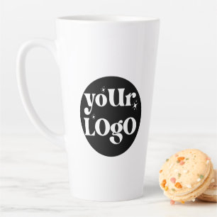 Personalized Business Logo Branded Latte Mug