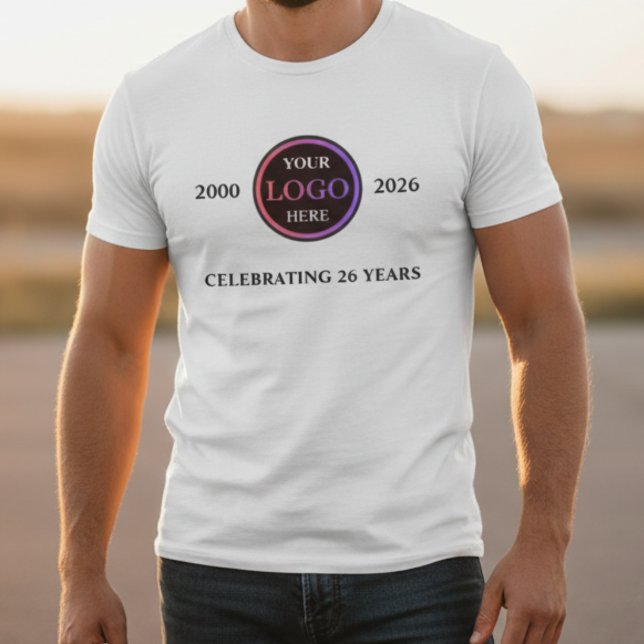 Personalized Business Logo Celebration T-Shirt (Creator Uploaded)