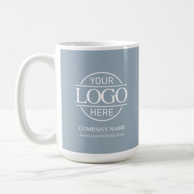 Personalized Business Logo Custom Company Gift Coffee Mug (Left)