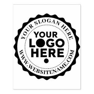 Personalized Business Logo Large Rubber Stamp