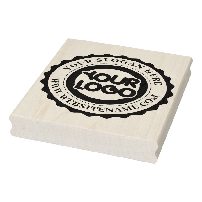 Personalized Business Logo Large Rubber Stamp (Stamp)