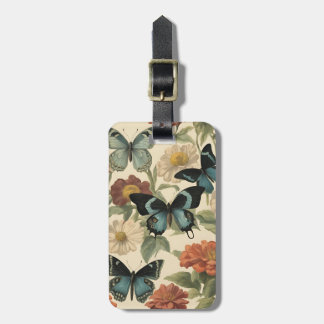 Personalized Butterfly Luggage Tag