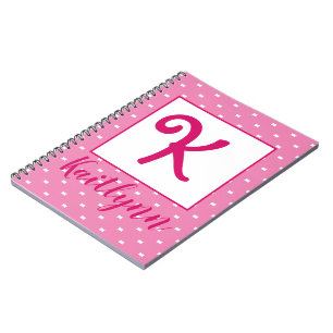 Personalized by Name / Initial Notebook
